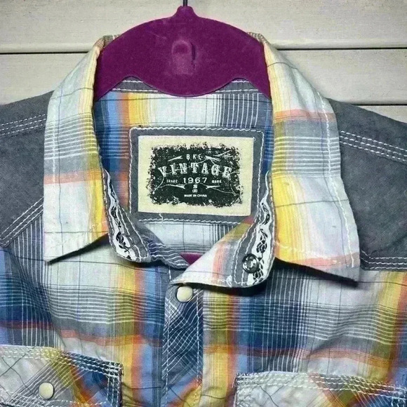 Buckle “Vintage” Button Down Shirt Boys Size Small A0037 - Picture 4 of 9